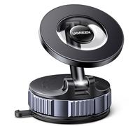 UGREEN Soporte Movil Coche Magnético Magsafe con Succión al Vacío,Imán N52H 3600gf, Soporta más 20KGF, Plegable 360°, Compatible con iPhone 17-12 Pro Max,Múltiples Escenas
