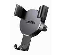 UGREEN Soporte Móvil Coche por Gravedad, Suporte Telemovel Carro para Ventilación, Car Phone Holder Universal para iPhone iPhone 17 Pro MAX Air/16/15/14, Galaxy S25/ S25 Ultra/S25+, Negro
