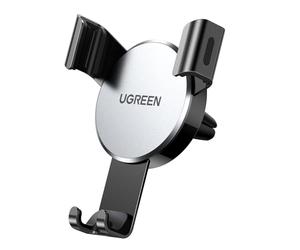 UGREEN Soporte Móvil Coche por Gravedad, Suporte Telemovel Carro para Ventilación, Car Phone Holder Universal para iPhone iPhone 17/17 Air/17 pro/17 Pro Max/16/15, Galaxy S25/ S25 Ultra/S25+, Gris