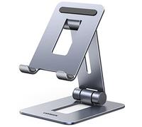 UGREEN Soporte Móvil Mesa Plegable, Stand para Teléfono de Escritorio Ajustable Multiángulo Compatible con iPhone 16 15 14 13 12 11, Galaxy S23 A53, Xiaomi Redmi Note 12 10 y Otros de 4 a 7,9"