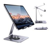 UGREEN Soporte Tablet Mesa Giratorio de Aluminio, Stand Plegable Compatible con Samsung Tab, Redmi Pad, iPad Pro Air Mini, iPhone 17 Pro MAX Air/16/15/14 Galaxy S24 Ultra y Otros de 4-12,9"