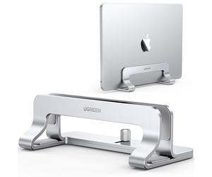 UGREEN Soporte vertical para port til de escritorio compatible con MacBook Pro, MacBook Air, soporte vertical de aluminio ajustable para port til