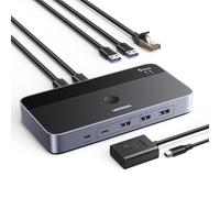 UGREEN Switch USB 3.0 Conmutador USB 2 Entradas y 4 Salidas