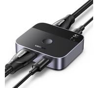 UGREEN Switch USB C + HDMI a HDMI 2.0 4K 60Hz 2 Entradas 1 Salida Comutador Tipo C 2K 1080P 240Hz HDR CEC Dolby Atmos Compatible con PC MacBook Air/Pro iPhone PS5/4 Steam Deck Nintendo Switch