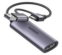 UGREEN Tarjeta de Adquisición Vídeo USB C 4K 30Hz Entrada USB C A 3.1 2K | Capturadora Video HDMI y Boucle 2K 60Hz Grabación Streaming Compatible con Switch PS5 4 Xbox MacBook iPad Air Quest 3 Cámara