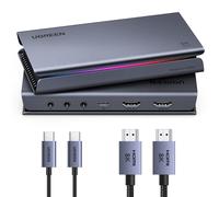 UGREEN Tarjeta de Captura de Video HDMI 2.1 4K 144Hz USB 3.2 Gen 2, Capturadora para Streaming y Grabación 4K 144Hz, Salida en Bucle, Compatible con Switch 2, Xbox, PS5, PC, OBS, XSplit