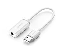 Ugreen Tarjeta de sonido externa USB a conector auxiliar de 3,5 mm