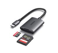 UGREEN UHS-II Lector de Tarjetas SD 4.0 Micro SD USB C Lectora SD TF Compatible con iPhone 17 Pro MAX Air Thunderbolt 4 para MacBook Pro 2023 Air iPad Pro Galaxy S24 S23 Xiaomi 13 Redmi 12
