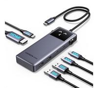 UGREEN Uno 10Gbps Hub USB C 6 en 1 Adaptador Multipuerto USB C | HDMI 4K 60Hz, PD 100W Carga Rápida, 10Gbps Puertos de Datos 2A2C, Compatible con MacBook Neo iPad Pro Air iPhone 17 16 Serie