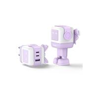 Ugreen Nexode RG 65W 3-Port GaN Ordenador portátil, Teléfono móvil, Ratón, Portátil, Batería portátil, Teléfono Rosa Corriente alterna Carga rápida Interior