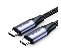 UGREEN US355 USB-C a USB-C 3.1 Gen.2, PD, 5A, 100W, 4K, 10 Gbps, 1 m (negro)