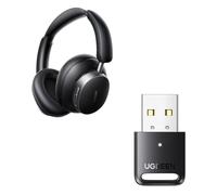 UGREEN USB Bluetooth 5.3 Adaptador para PC y Auriculares Studio Pro Inalámbricos Bluetooth Supraaurales con Cancelación Activa de Ruido Adaptativa Híbrida