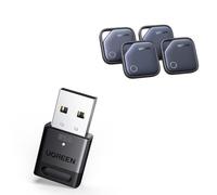 UGREEN USB Bluetooth 6.0 y 4 Piezas FineTrack Smart Finder Soporte Solo iOS
