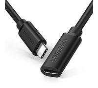 UGREEN USB C 3.1 Cable Extensión, Thunderbolt 3 Compatible Tipo C Cable Alargador 10Gbps 5A 4K Vídeo para Macbook Pro/Air M2 M1, DELL XPS 13 15, Galaxy S22, iPad Pro (0.5M)