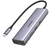 UGREEN USB-C a 2*USB3.0+HDMI+RJ 45+SD&TF +PD puerto Hub