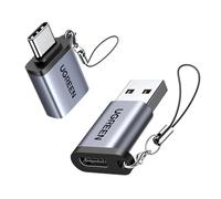 UGREEN USB C a Tipo 3.0 OTG 5Gbps Adaptador 2 Pack Type Hembra a Macho Compatible con iPhone 16 Plus Pro MAX MacBook Air iPad Galaxy S24 S23