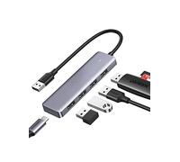 Ugreen USB Hub Splitter - 4X USB 3.2 Gen 1 with Micro USB Power Port Gray (Cm219 50985)