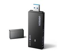UGREEN USB WiFi 6 AX1800 Adaptador WiFi USB para PC Doble Banda 5GHz 2.4GHz | Modo Soft Ap Cifrado WPA3 Controlador Integrado para PC Portátil Compatible con Windows 11 10