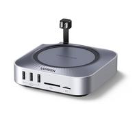 UGREEN USB4.0 Docking Station Compatible con Mac Mini M4 y M4 Pro con Carcasa M.2 NVME SSD 40Gbps 10 en 2 Estación de Acoplamiento Hub USB C HDMI 8K 30Hz 4K 144Hz 5 USB 10Gbps SD TF 4.0 3,5mm Aux