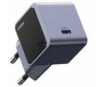 Ugreen Nexode Air Cargador Rápido USB-C 30W GaNInfinity PD3.0/QC4+/PPS/AFC/Apple 5V 2.4A Gris
