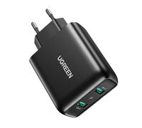 Ugreen ? wandlader ? 2xusb-a 36w qc3.0 zwart ? (cd161)
