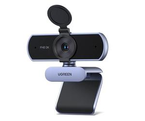 UGREEN Webcam 2K 30FPS Full HD Cámara USB A PC Dos Micro Autofocus Corrección de Luz Rotación 360 Grados Plug Play para Windows MacOS Linux Streaming Youtube Skype Llamada Video Zoom Videoconferencia