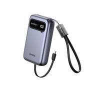 UGREEN Zapix 22.5W Power Bank 20000mAh Batería Externa Carga Rápida Cable USB C Integrado PD 20W Cargador Portátil Emoji Pantalla Compatible con iPhone 17 16 15 Plus Pro MAX Air Galaxy S25 S24 iPad