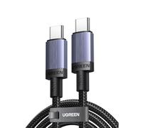 UGREEN Zapix Cable USB C 100W Carga Rápida PD 3.0 Trenzado Nylon (0,5M)