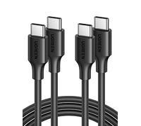 UGREEN Zapix Cable USB C 2 Pack 60W Carga Rápida PD 3.0 20V 3A PVC (0,5M)