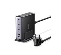 UGREEN Cargador USB C 200 W, GAN Tech Carga Rápida con 8 Puerto, 100 W Cargador PD Compatible con MacBook Pro/Air, iPhone Series, Galaxy Series, DELL