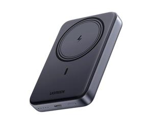 UGREEN Zapix Power Bank Magsafe 10000mAh Batería Externa Inalámbrico PD 20W | Carga Rápida 20W PD QC 3.0, Cargador Portátil Magnético Compatible con iPhone 17 16 15 14 13 12 Air Plus Pro Max