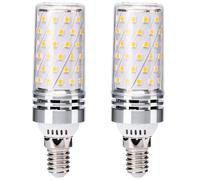 Ugvmn E14 LED Maíz Bombillas 12W Equivalente a 120W Bombillas halógenas, Blanco cálido 2700K, E14 El ahorro de energía Bombilla, sin parpadeo, sin atenuación, 1400LM, CA 175-265V, paquete de 2