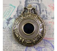 UGZDEA Espejo de obsidiana Negra Natural, Espejo de Bolsillo de obsidiana, Feng Shui de obsidianas, Herramientas de adivinación, Decorativo para meditación (Style-6)