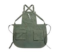 UGZPWQLNX bobinas de cocinero, Denim Apron For Cooking And Beauty With Adjustable Straps Pockets Multicolor One Size, verde, talla unica