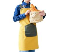 UGZPWQLNX bobinas de cocinero, Denim Apron With Pockets For Cooking Nail Tech Garden Art Unisex One Size Multicolor, verde, talla unica