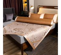 UGZPWQLNX Colchón refrescante de bambú, Bamboo Summer Sleep Mat Multicolor Multiple Sizes with Pillowcases
