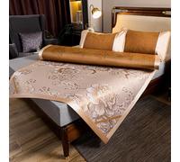 UGZPWQLNX Colchón refrescante de bambú, Bamboo Summer Sleep Mat Multicolor Multiple Sizes with Pillowcases