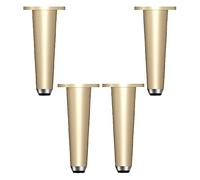 UGZPWQLNX Moderno sofá de Metal piernas, Adjustable Metal Cone Furniture Replacement Legs Pack of 4 Multicolor 6.3-12.2in(Copper,310mm/12.2in)