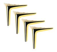 UGZPWQLNX Moderno sofá de Metal piernas, DIY Metal Furniture Legs 4 Pcs Multicolor 12-25cm For Replacement(Gold,12cm(4.7in))