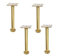 UGZPWQLNX Moderno sofá de Metal piernas, Metal Height Adjustable Furniture Legs 4-Pack Multicolor 10-32cm For Bed Sofa Cabinet(Gold,21cm/8.3in)