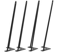 UGZPWQLNX Moderno sofá de Metal piernas, Mid-Century Industrial Metal Hairpin Legs For DIY Furniture Gourd Shape Multiple Sizes(86cm/33.8in)