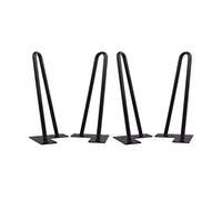 UGZPWQLNX Moderno sofá de Metal piernas, Mid-Century Industrial Metal Hairpin Legs For DIY Furniture Gourd Shape Multiple Sizes(35cm/13.7in)