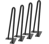 UGZPWQLNX Moderno sofá de Metal piernas, Mid-Century Industrial Metal Hairpin Legs For DIY Furniture Gourd Shape Multiple Sizes(55cm/21.6in)