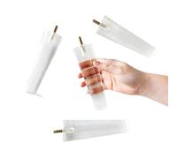 UGZPWQLNX Patas de acrílico para Muebles, Patas acrílicas for Muebles, Patas de Repuesto cónicas con Perno M10, Paquete 4, 8-30cm(10cm(3.9in) M10)
