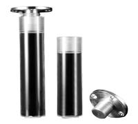 UGZPWQLNX Patas de acrílico para Muebles, Patas acrílicas for Muebles, Transparentes, Ajustables, 8-40cm, Paquete de 4 Placas Montaje, Tornillos(40cm)