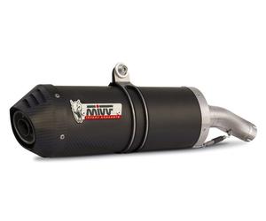 UH.019.LEC - Silen. Escape Mivv Oval Carbon/Carb. Cap Honda CBR 600 RR 03/04