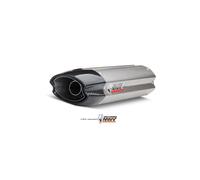 Mivv UH.037.L7 HONDA CBR 600 RR 2007 / 2012 ESCAPE SLIP-ON SUONO ACERO INOXIDABLE TAPAS CARBONO