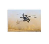 UH-60 Black Hawk Militar Helicóptero Cañón Avión de combate (13) 330 lienzos de pintura artística decorativa para pared