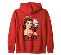 Uh-Oh Parece que me he quedado sin diversión Sudadera con Capucha