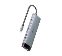 UH9120C, 9 en 1 Hub USB Type-C 4K a 60Hz HDMI, Ethernet de 1 Gbps, SD y microSD UHS-I, Fuente de alimentación de 100 W, 1 Puerto de Datos USB-C, 3 Puertos de Datos USB-A